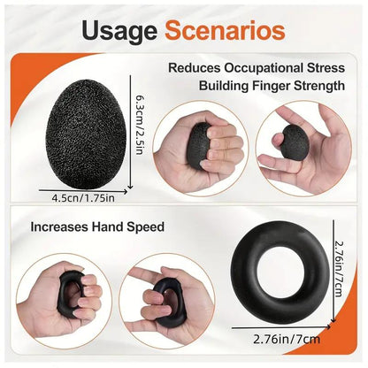 5 Pack Grip Strength Trainer Kit